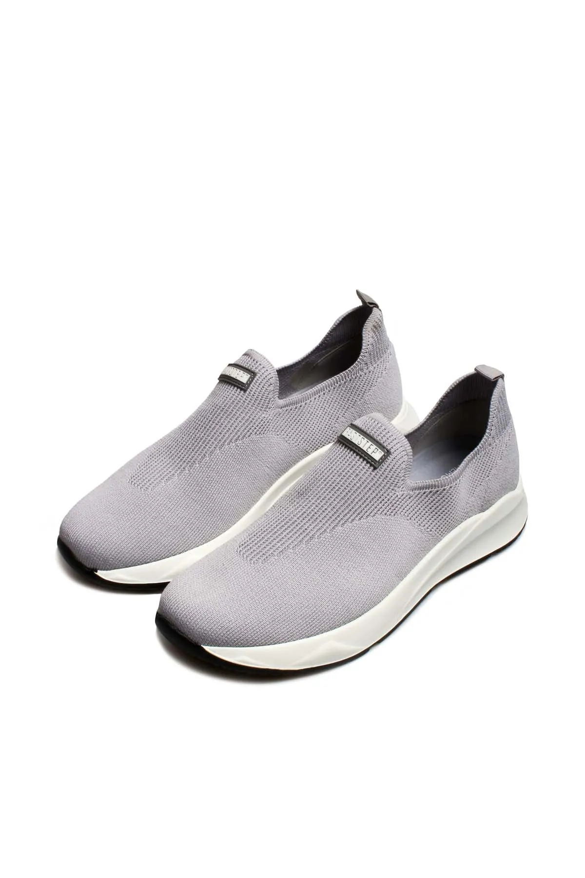 Men's Gray Knit Slip-On Sneakers-Wessi sold by Wessi product image thumbnail 5
