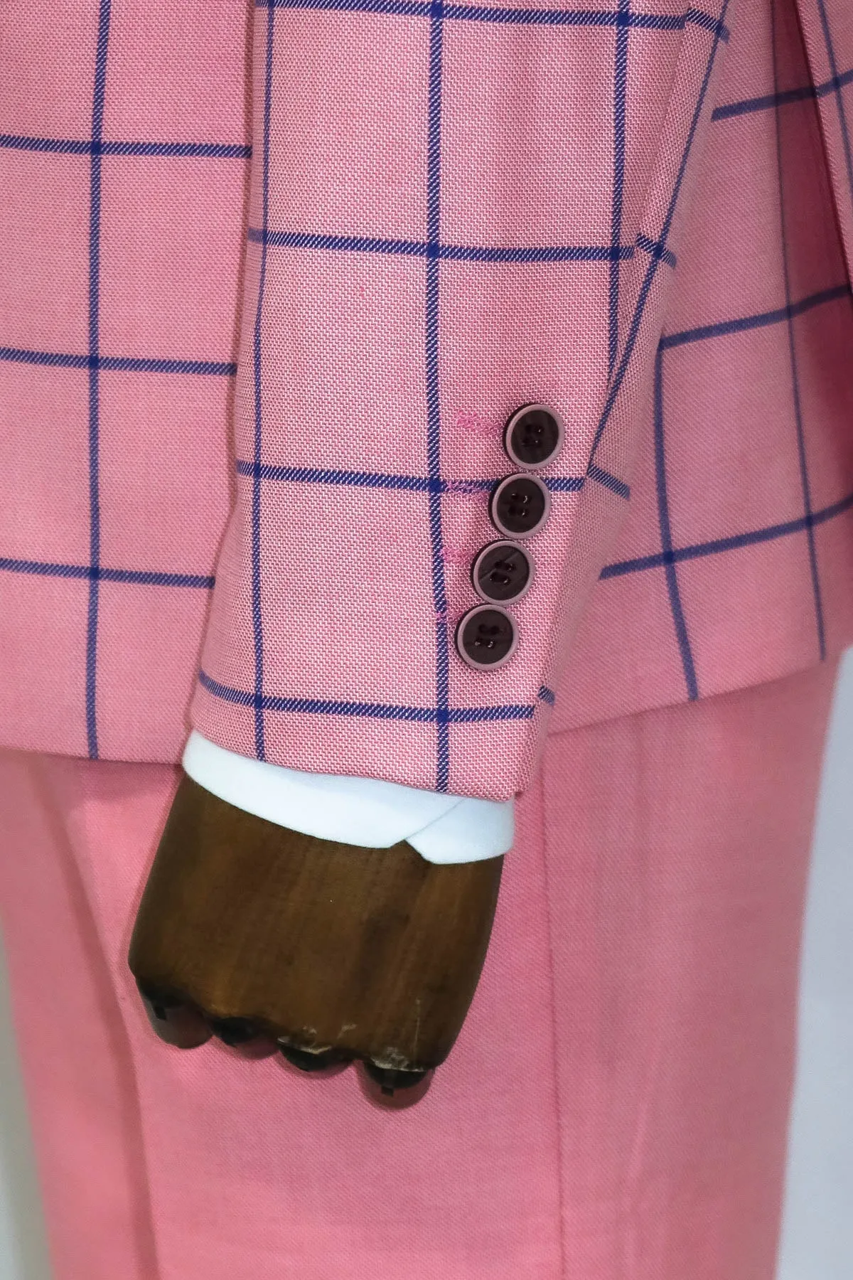 Slim Fit Patterned Pink Men Combination Suit - Wessi sold by Wessi product image thumbnail 5