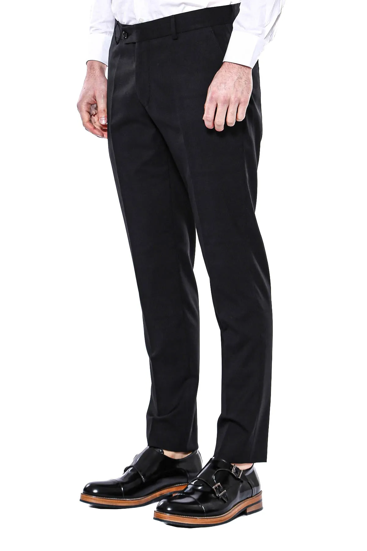 Plain Men Black Pants - Wessi sold by Wessi product image thumbnail 3