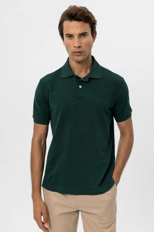 Men's Khaki Polo Neck T-Shirt - Wessi sold by Wessi