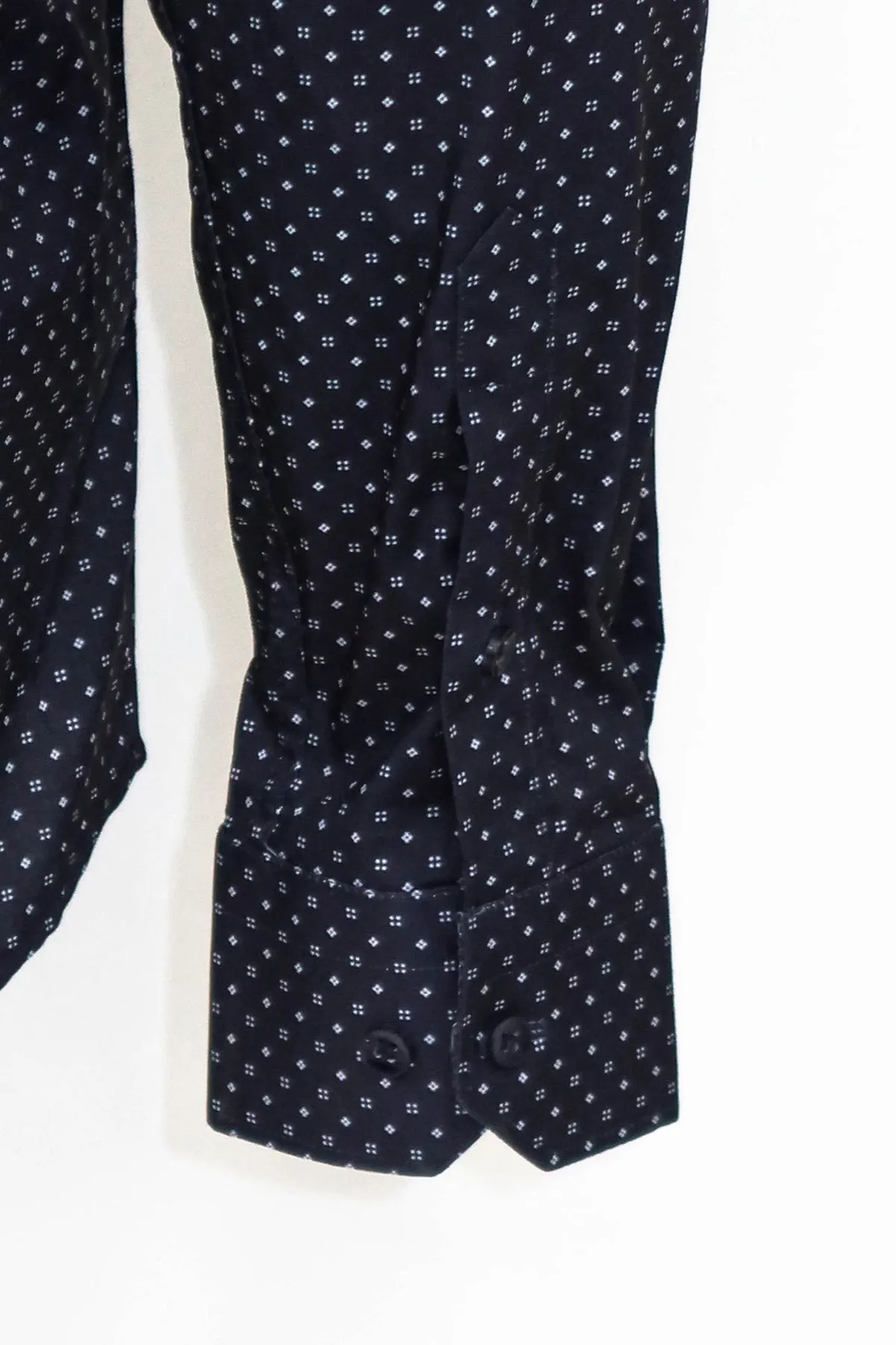 Patterned Slim Fit Navy Blue Men Shirt - Wessi sold by Wessi product image thumbnail 3