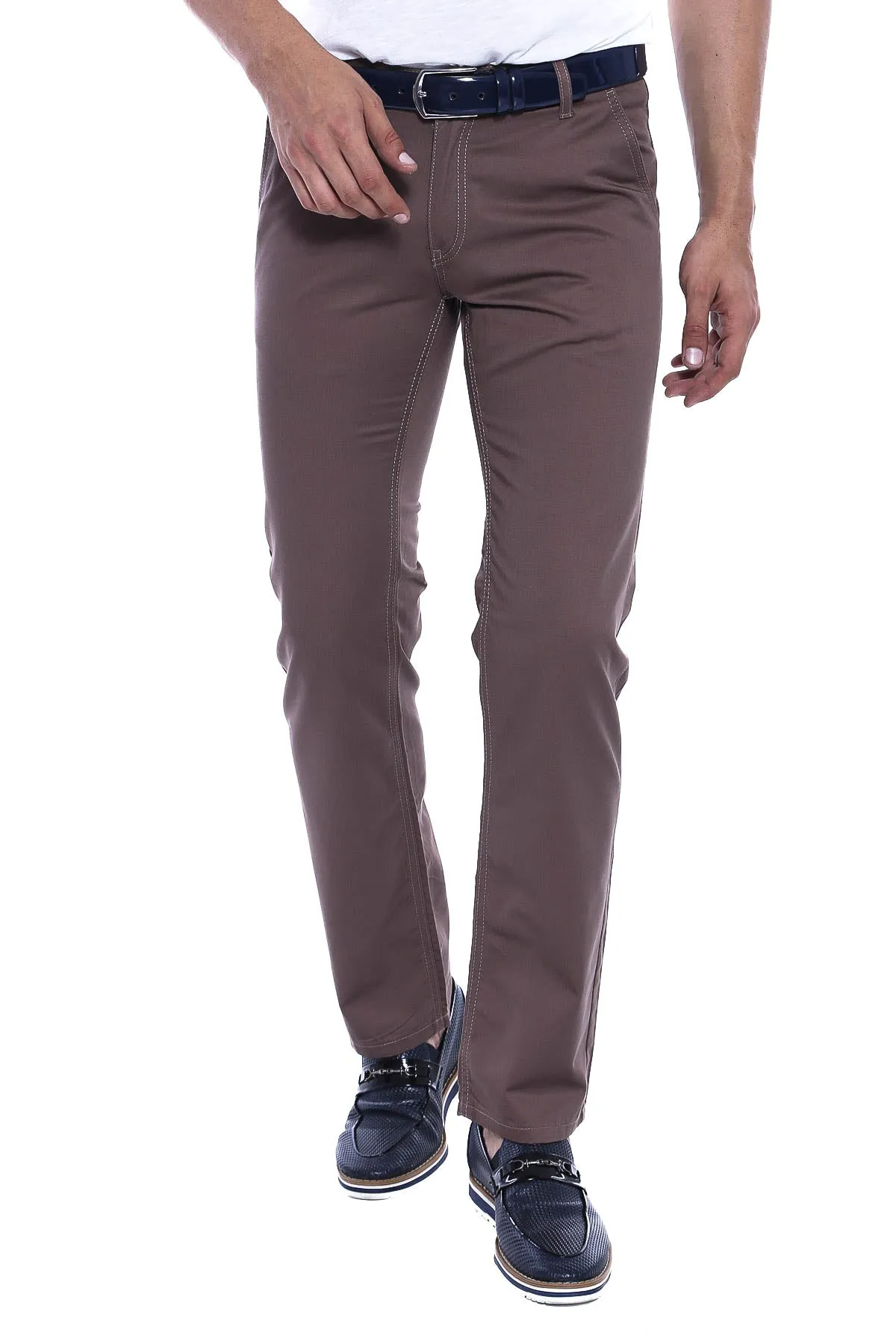 Flap Pockets Cotton Plain Men Pants - Wessi sold by Wessi