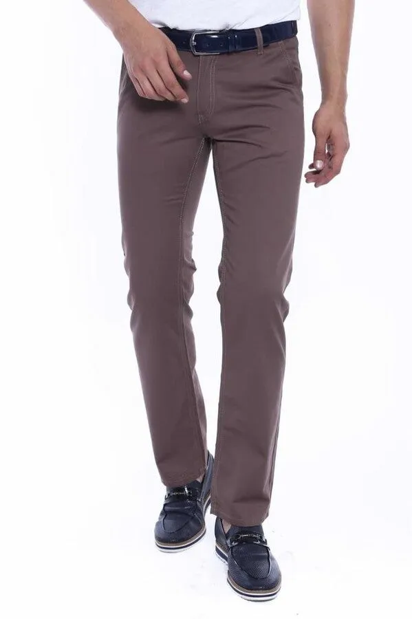 Flap Pockets Cotton Plain Men Pants - Wessi sold by Wessi product image thumbnail 4