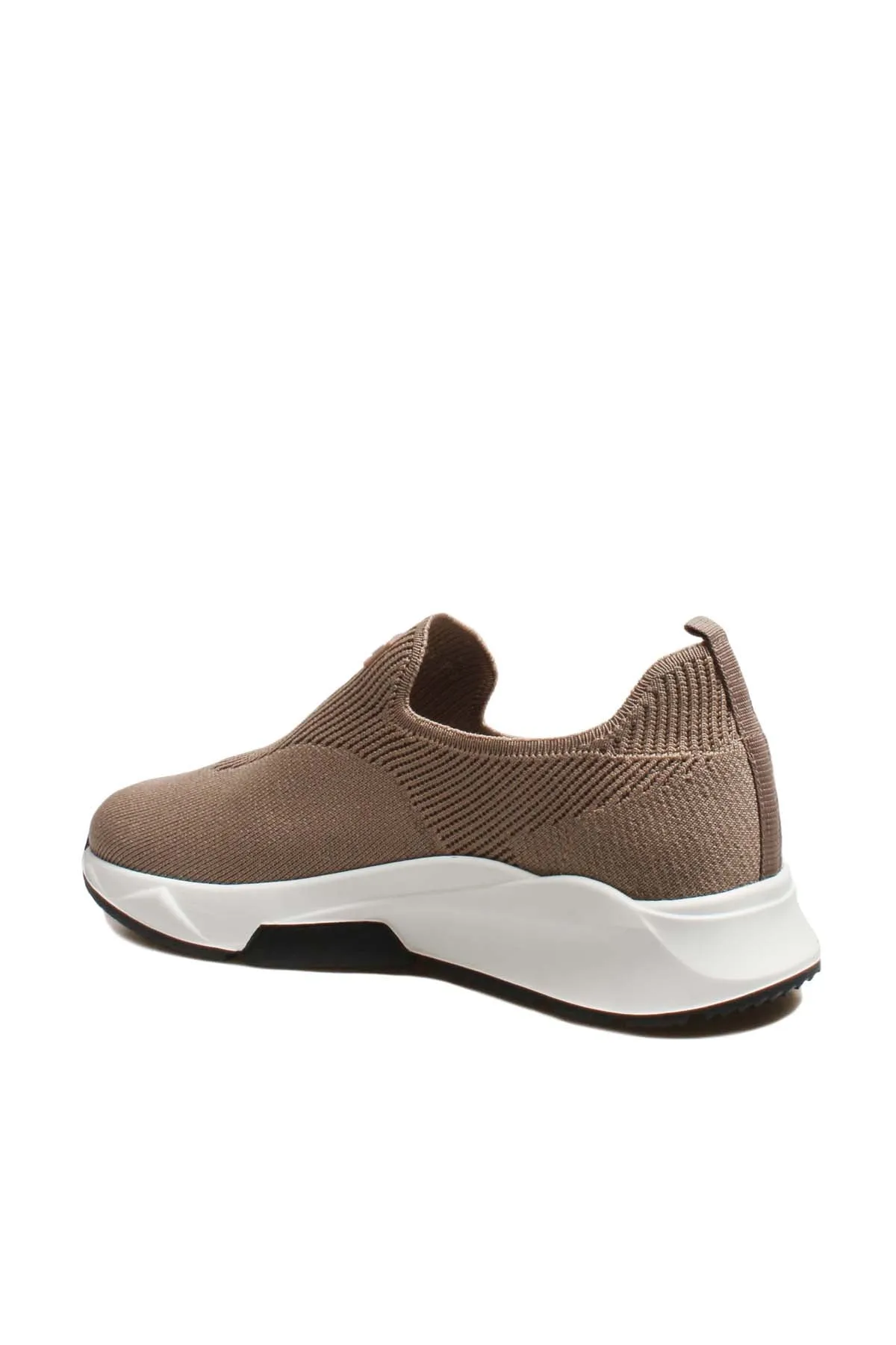 Men's Beige Knit Slip-On Sneakers-Wessi sold by Wessi product image thumbnail 2