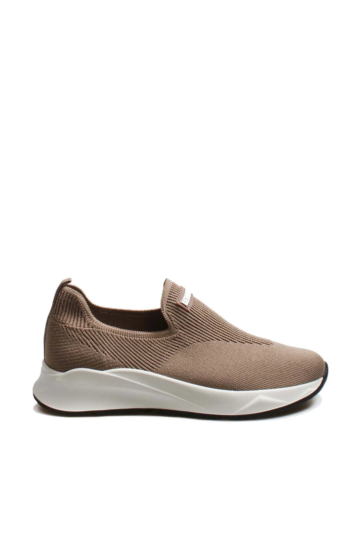 Men's Beige Knit Slip-On Sneakers-Wessi sold by Wessi