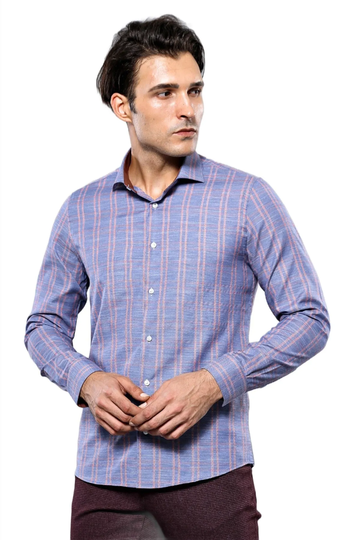 Casual Plaid Blue Shirt | Wessi sold by Wessi