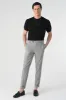 Light Grey Regular Fit Double Leg Men's Trousers - Wessi sold by Wessi
