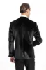 Velvet Slim Fit Black Men Tuxedo Jacket - Wessi sold by Wessi