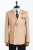 Double Breasted Slim Fit Cream Men Blazer and Trousers Combination- Wessi sold by Wessi