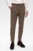Brown High Waist Pleated Men's Trousers - Wessi sold by Wessi
