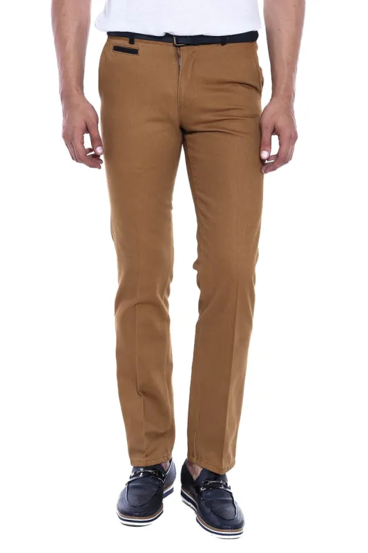 Belt Coloured Tan Pants - Wessi sold by Wessi