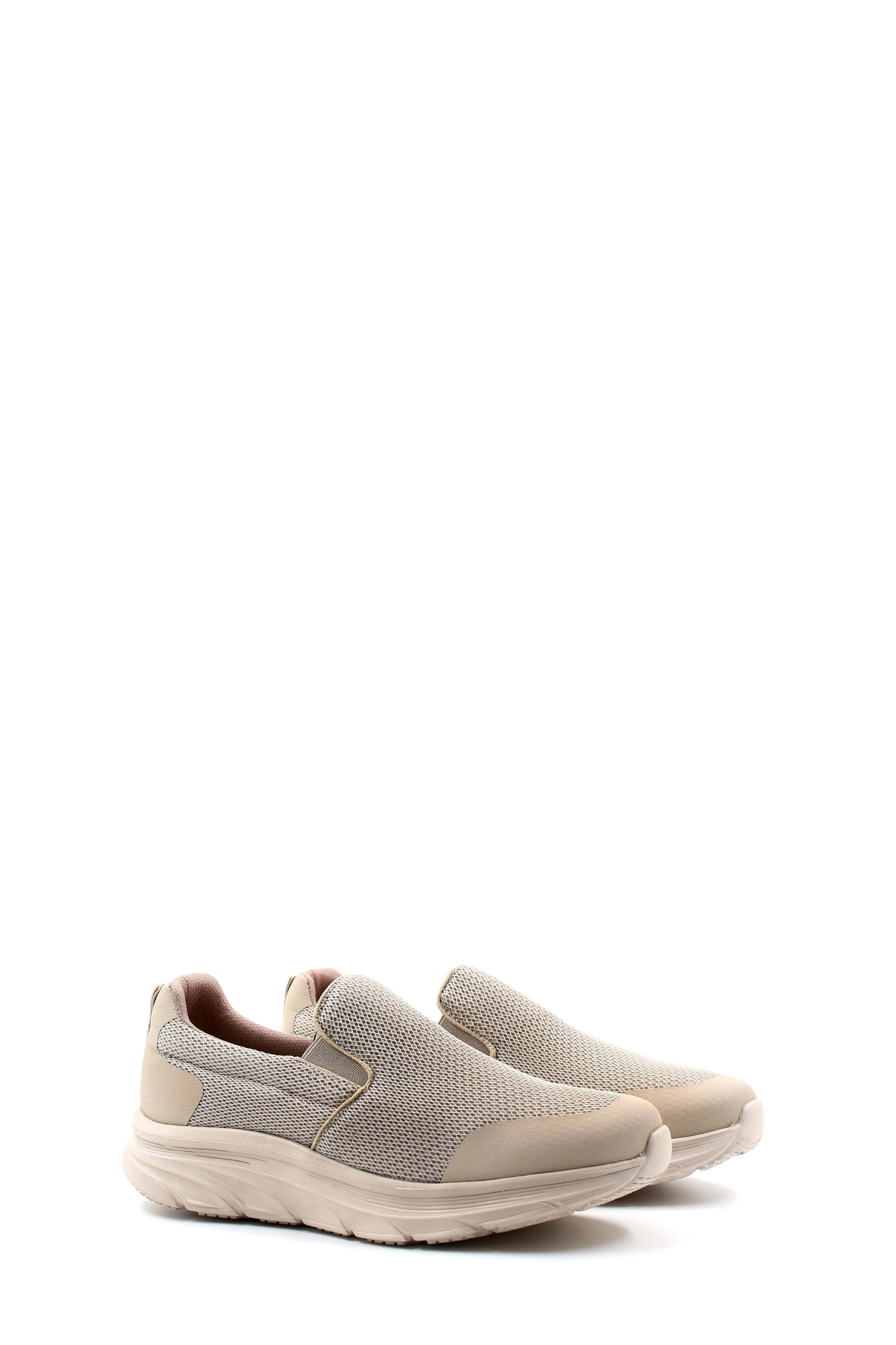 Men's Beige Slip-On Knit Sneakers with Cushioned Sole - Wessi sold by Wessi product image thumbnail 4
