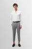 Men's Black Plaid High Waist Belted Trousers - Wessi sold by Wessi