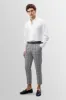 Men's Black Plaid High Waist Belted Trousers - Wessi sold by Wessi