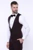 Detachable Velvet Lapel Burgundy Tuxedo - Wessi sold by Wessi