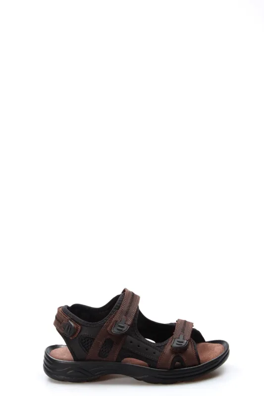 Men's Brown and Black Hiking Sandals-Wessi sold by Wessi