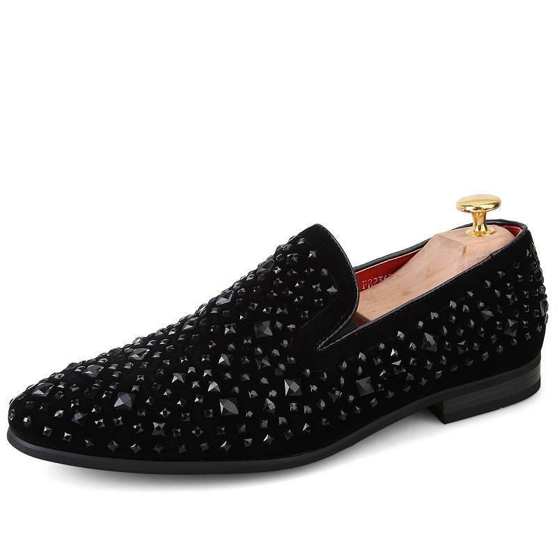 BLACK SPIKES RHINESTONES SHOES sold by Wessi product image thumbnail 2