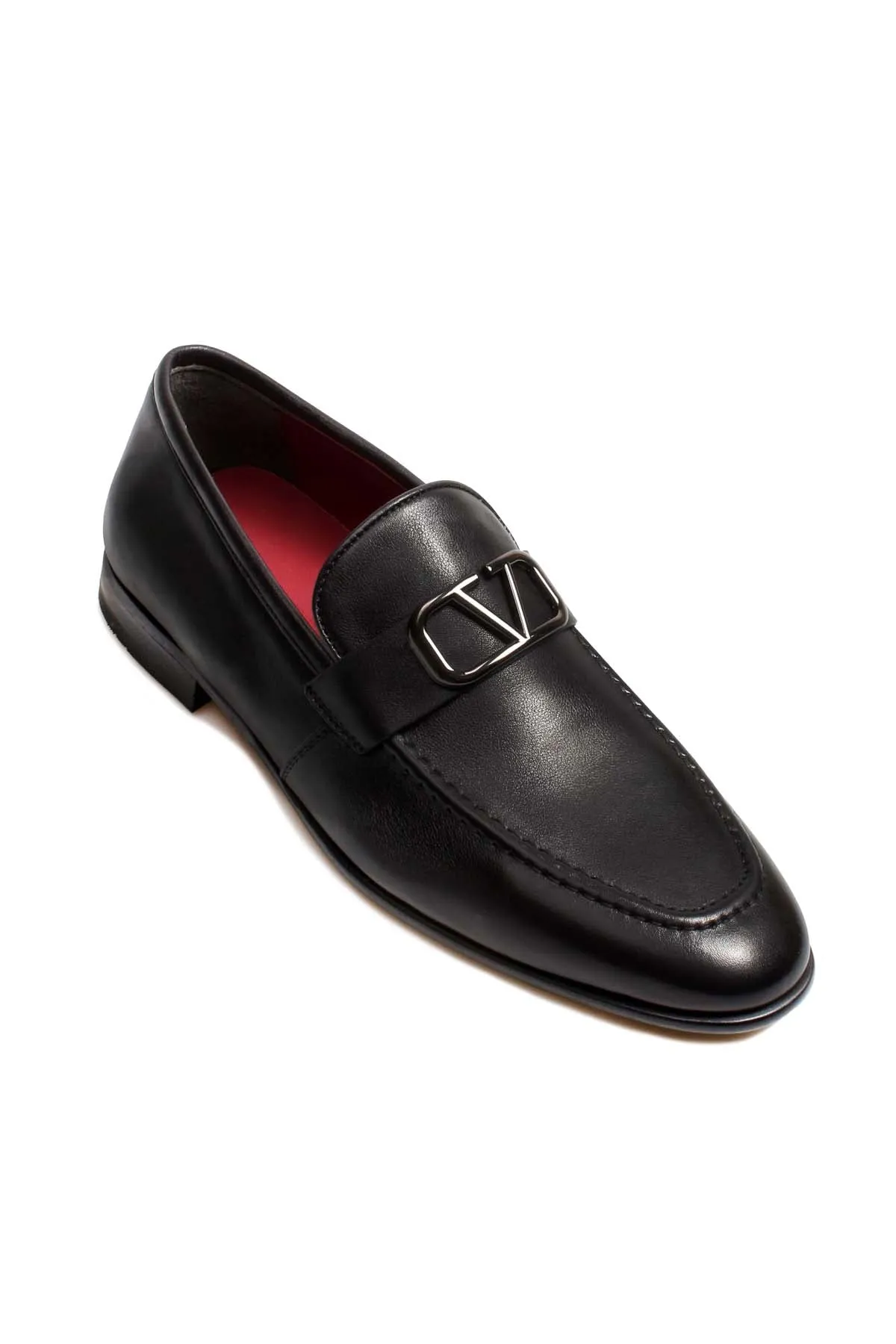 Black Leather Buckle Loafers-Wessi sold by Wessi product image thumbnail 3