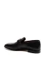 Black Leather Buckle Loafers-Wessi sold by Wessi