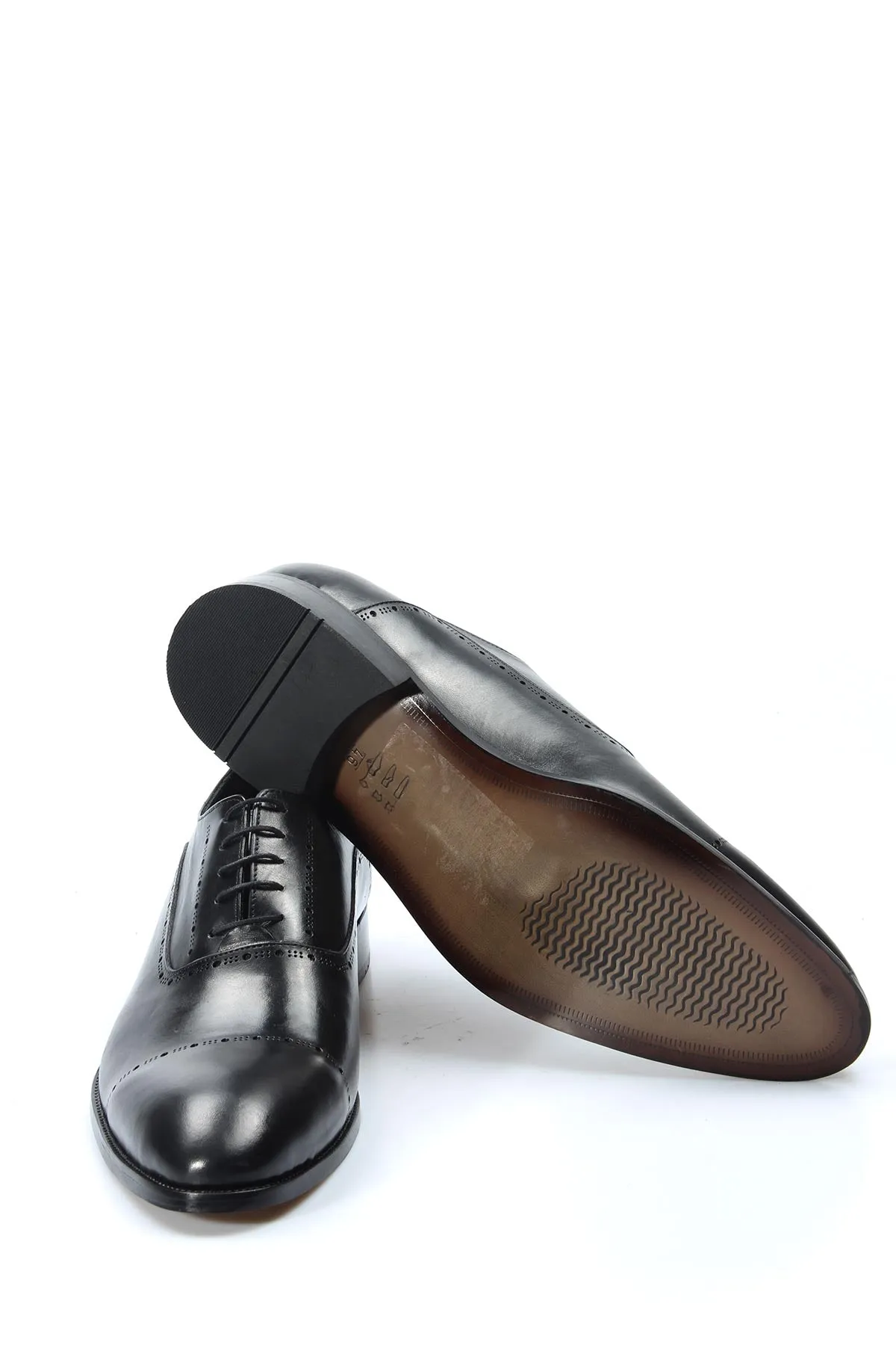 Black Leather Oxford Shoes Wessi sold by Wessi product image thumbnail 4