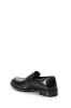 Elegant Black Leather Penny Loafers-Wessi sold by Wessi