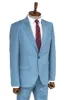Patterned 2 Piece Slim Fit Oil Green Men Suit - Wessi sold by Wessi