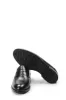 Elegant Black Leather Penny Loafers-Wessi sold by Wessi