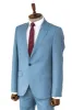 Patterned 2 Piece Slim Fit Oil Green Men Suit - Wessi sold by Wessi