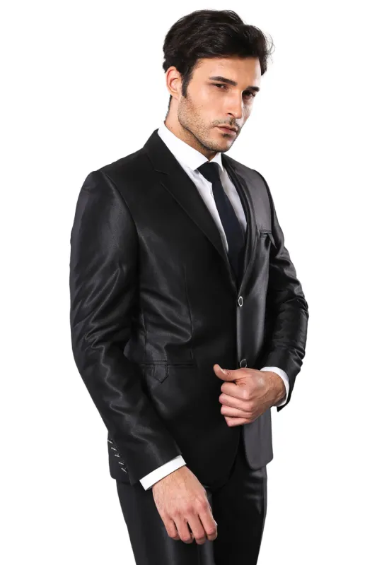 Shiny Black Men's Suit - Wessi sold by Wessi
