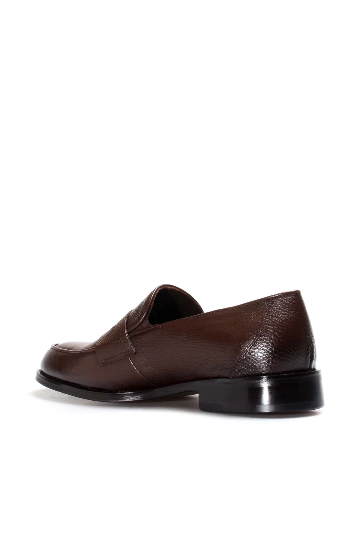 Men's Brown Leather Penny Loafers-Wessi sold by Wessi product image thumbnail 2