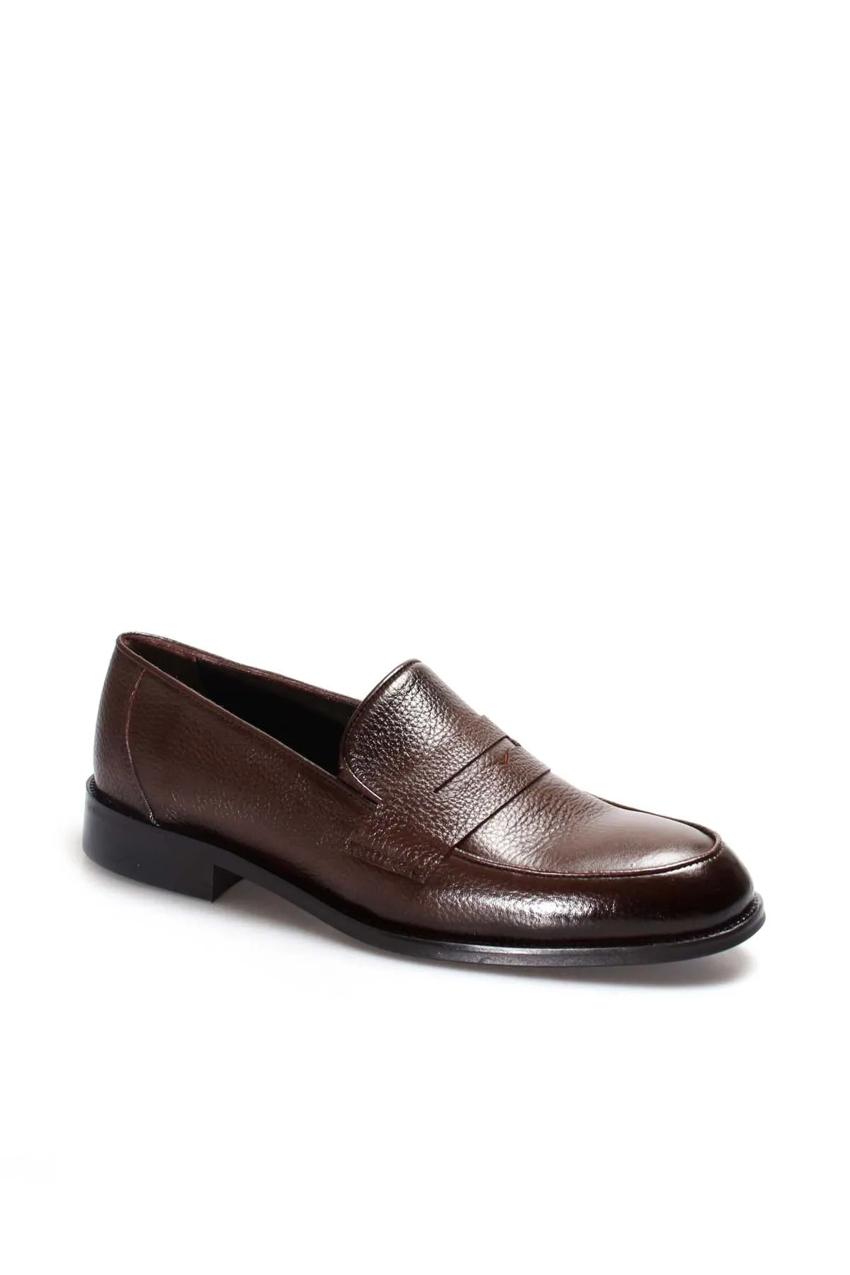 Men's Brown Leather Penny Loafers-Wessi sold by Wessi product image thumbnail 3