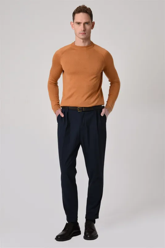 Men's Tabac Crew Neck Slim Fit Knitwear Sweater - Wessi sold by Wessi