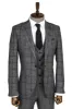 Slim Fit Checked Dark Grey Men Suit - Wessi sold by Wessi