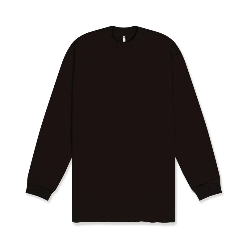 Mock Neck Long Sleeve T Shirt - Vintage Black sold by BOMME SPORT