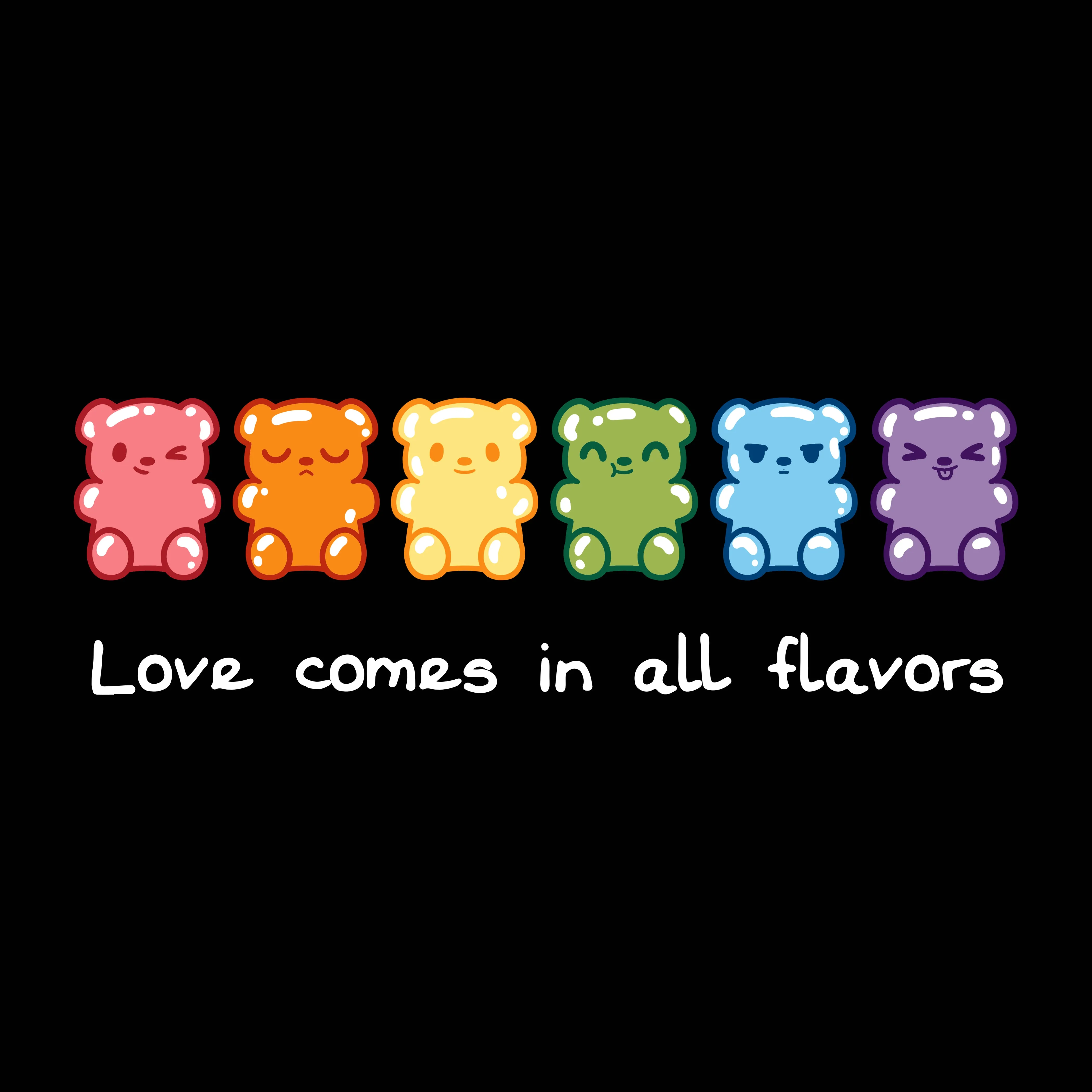 Love Comes In All Flavors sold by Teeturtle