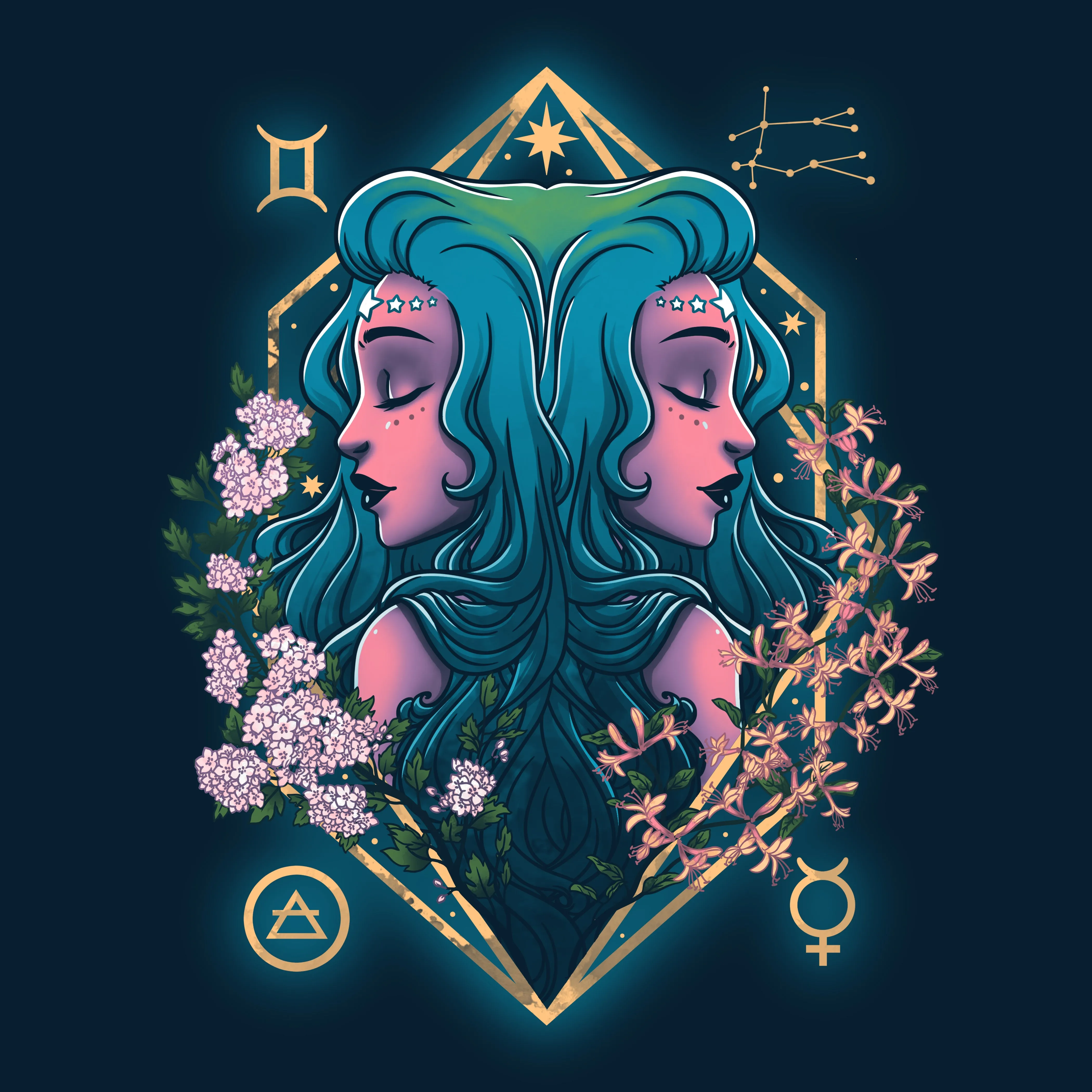 Gemini Zodiac sold by Teeturtle