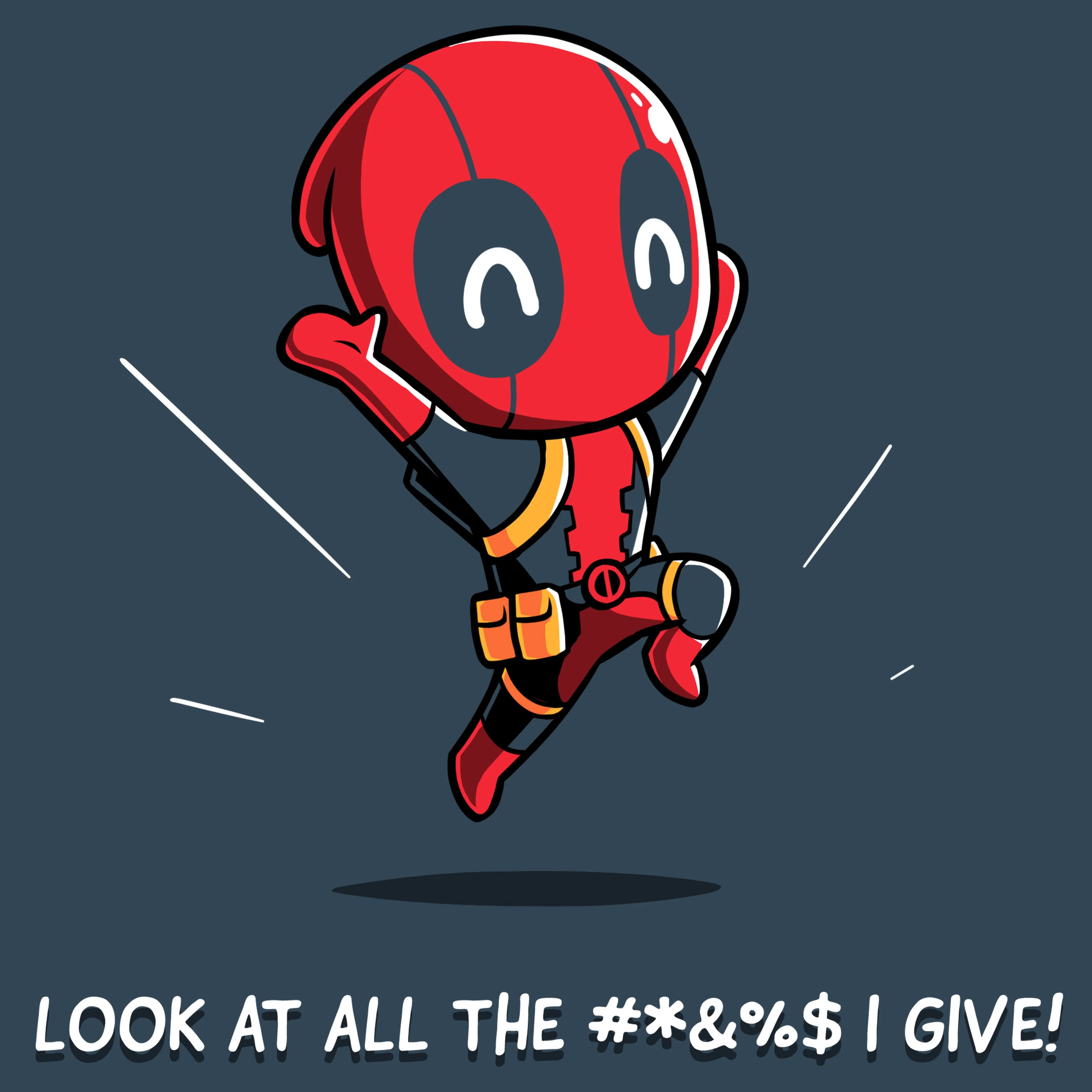 Deadpool Gives Zero #*&%$ sold by Teeturtle