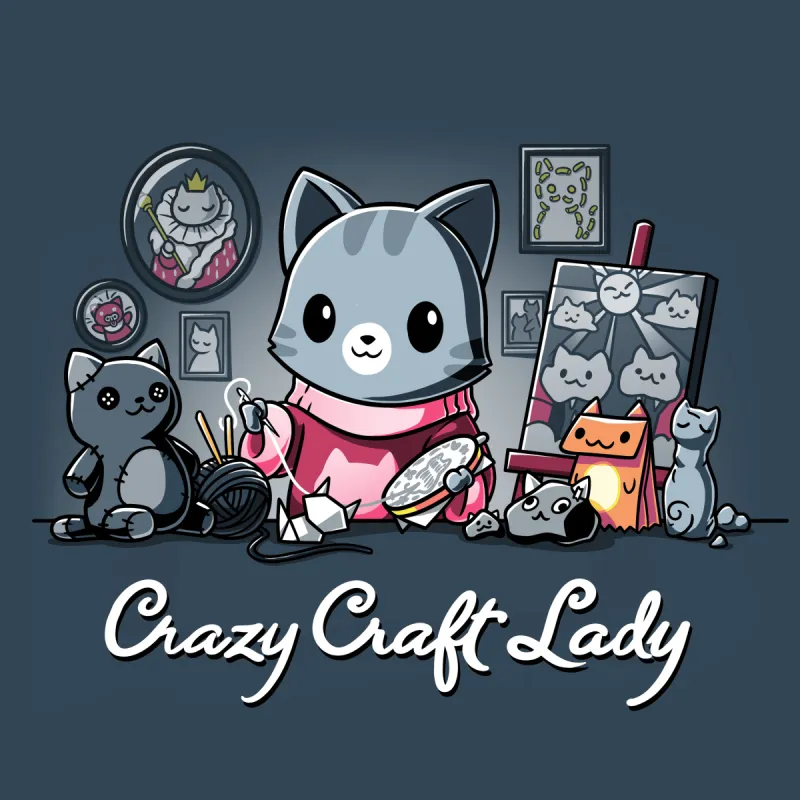 Crazy Craft Lady sold by Teeturtle