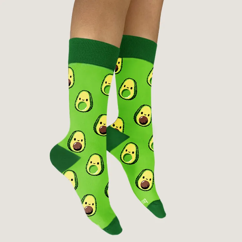 Avocado Pattern Socks sold by Teeturtle product image thumbnail 2