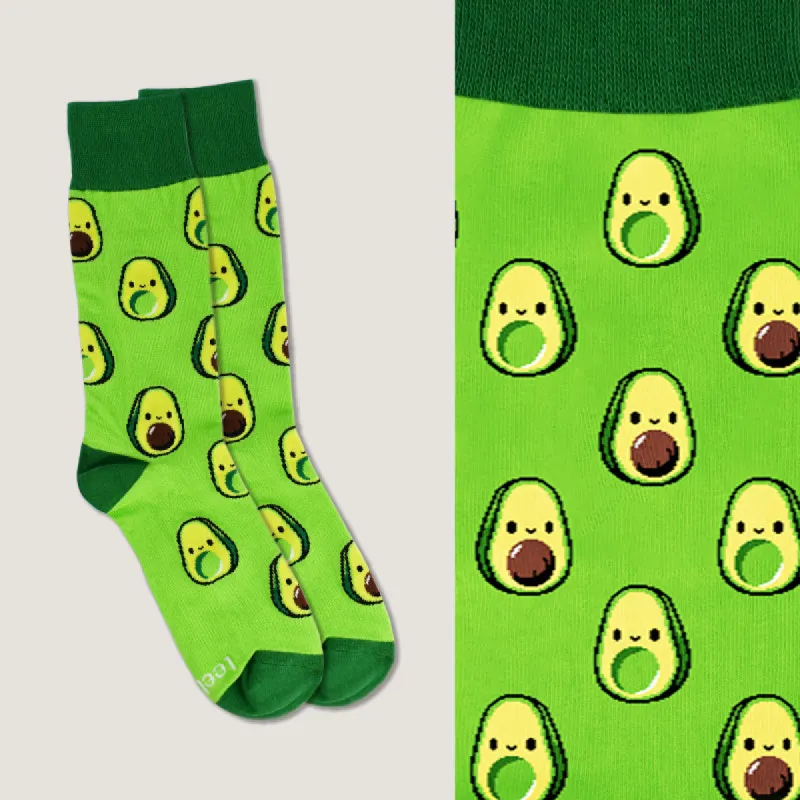 Avocado Pattern Socks sold by Teeturtle