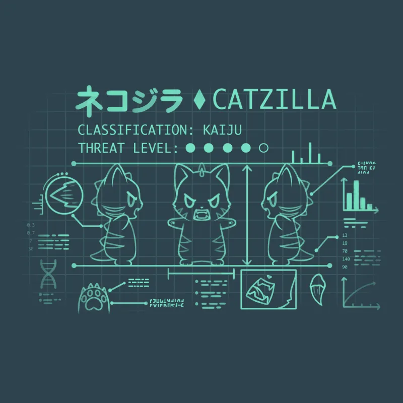Kaiju Catzilla sold by Teeturtle