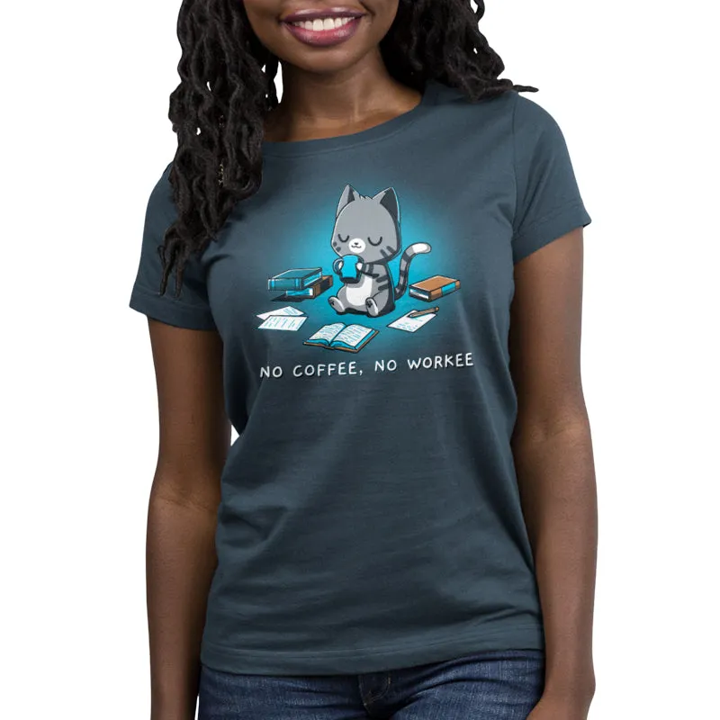 No Coffee, No Workee sold by Teeturtle product image thumbnail 4