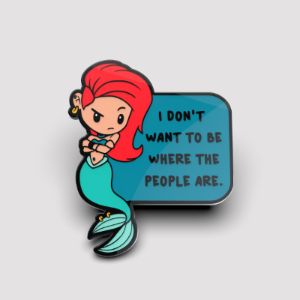 Salty Mermaid Pin sold by Teeturtle