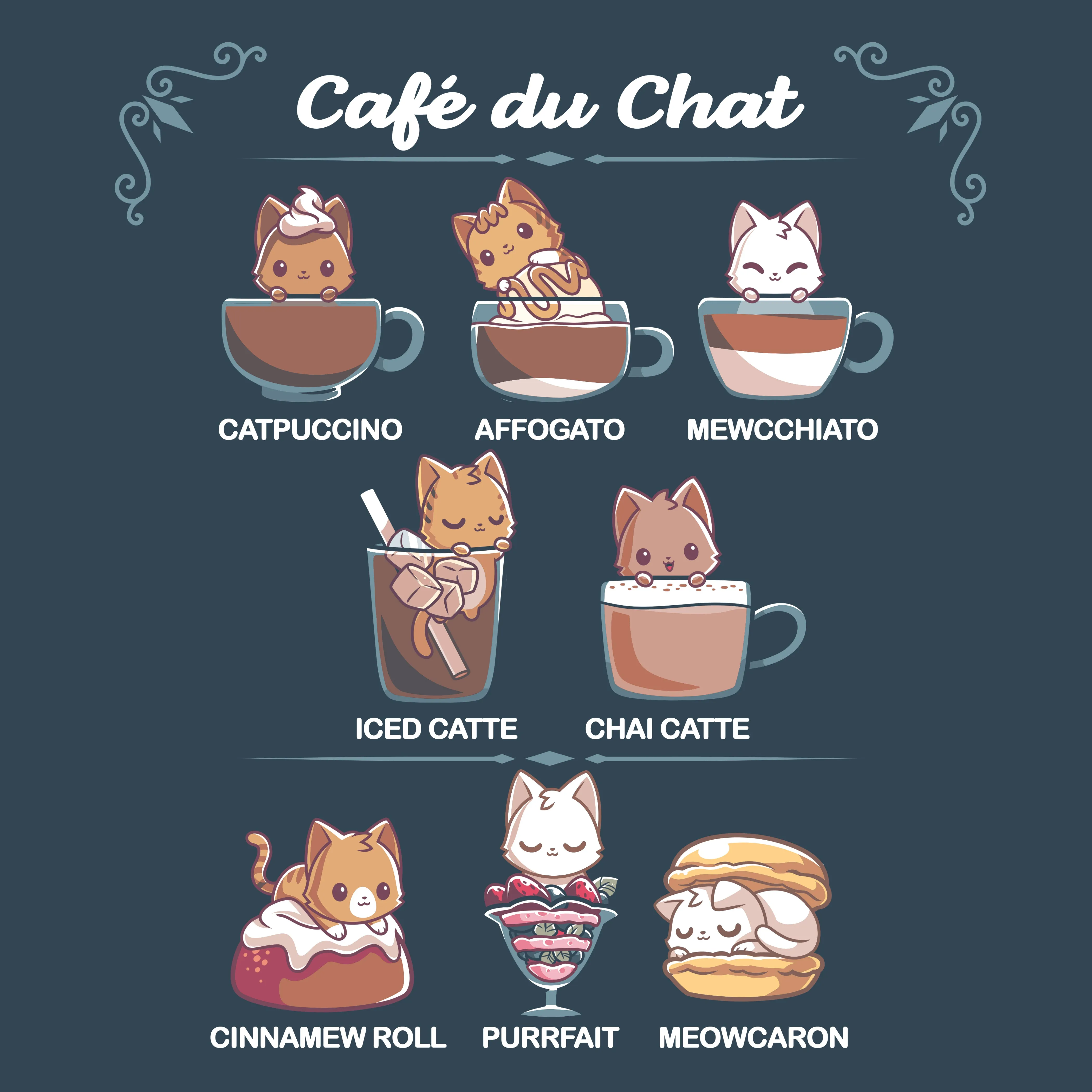 Cafè Du Chat sold by Teeturtle