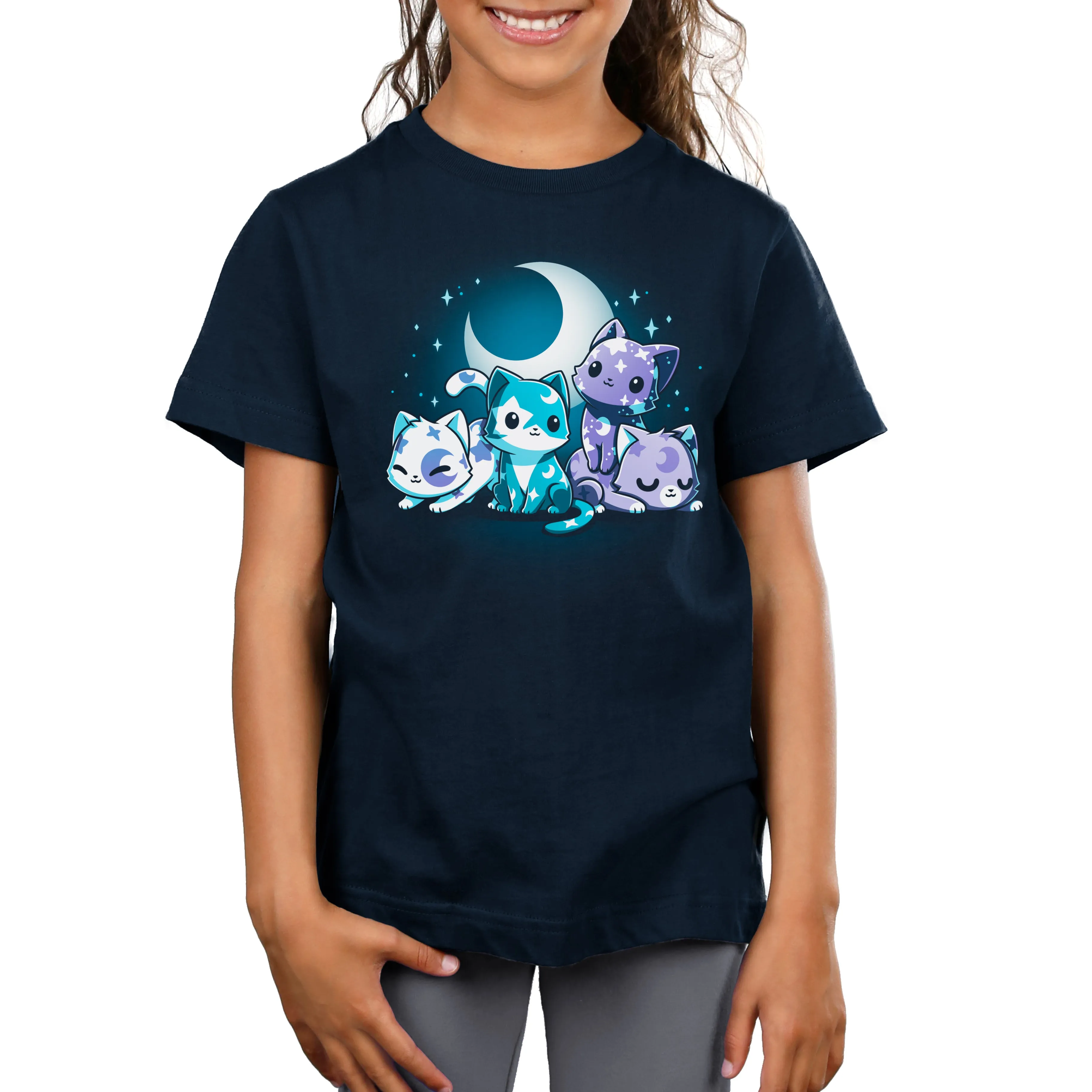 Moon & Star Meows sold by Teeturtle product image thumbnail 5