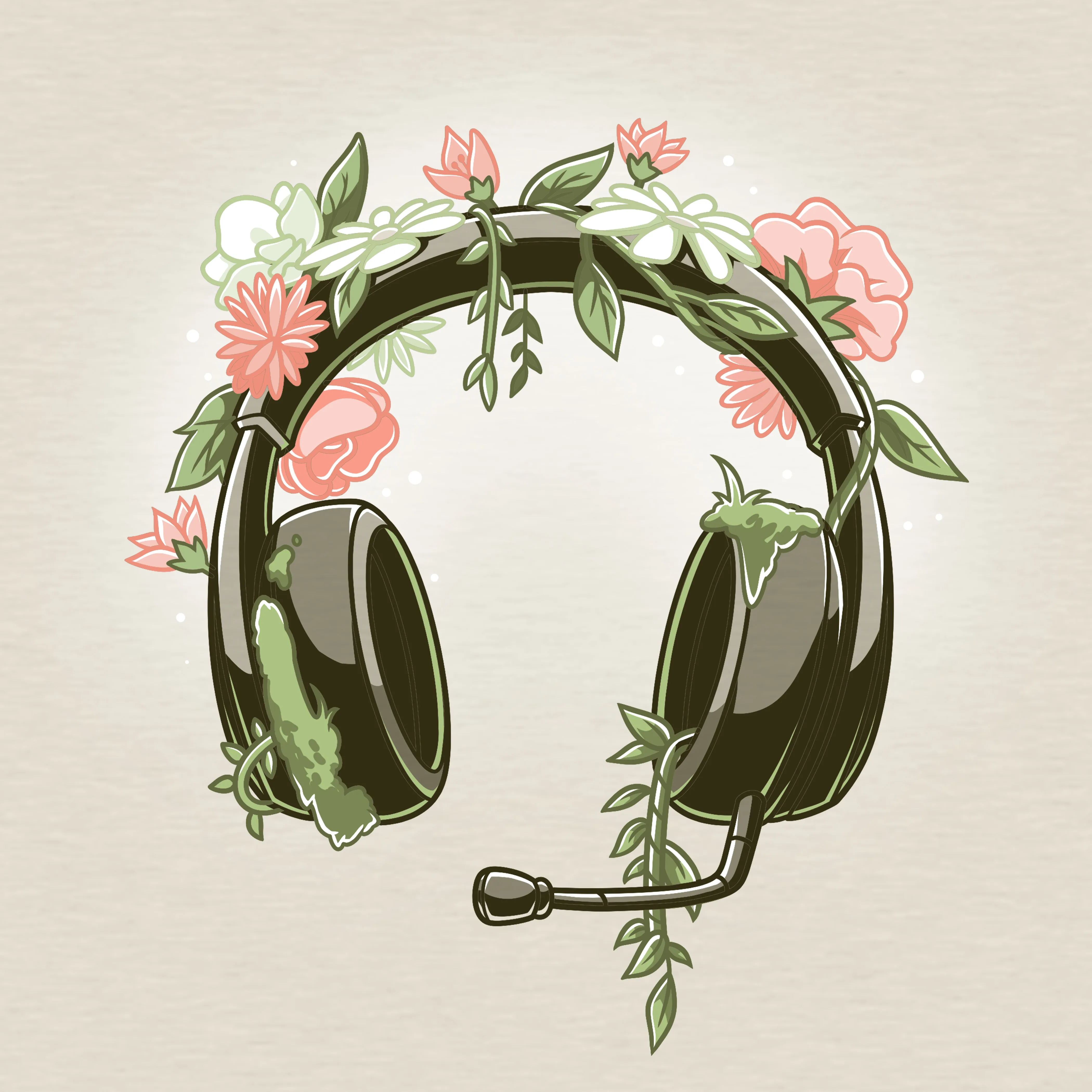 Blooming Headset sold by Teeturtle