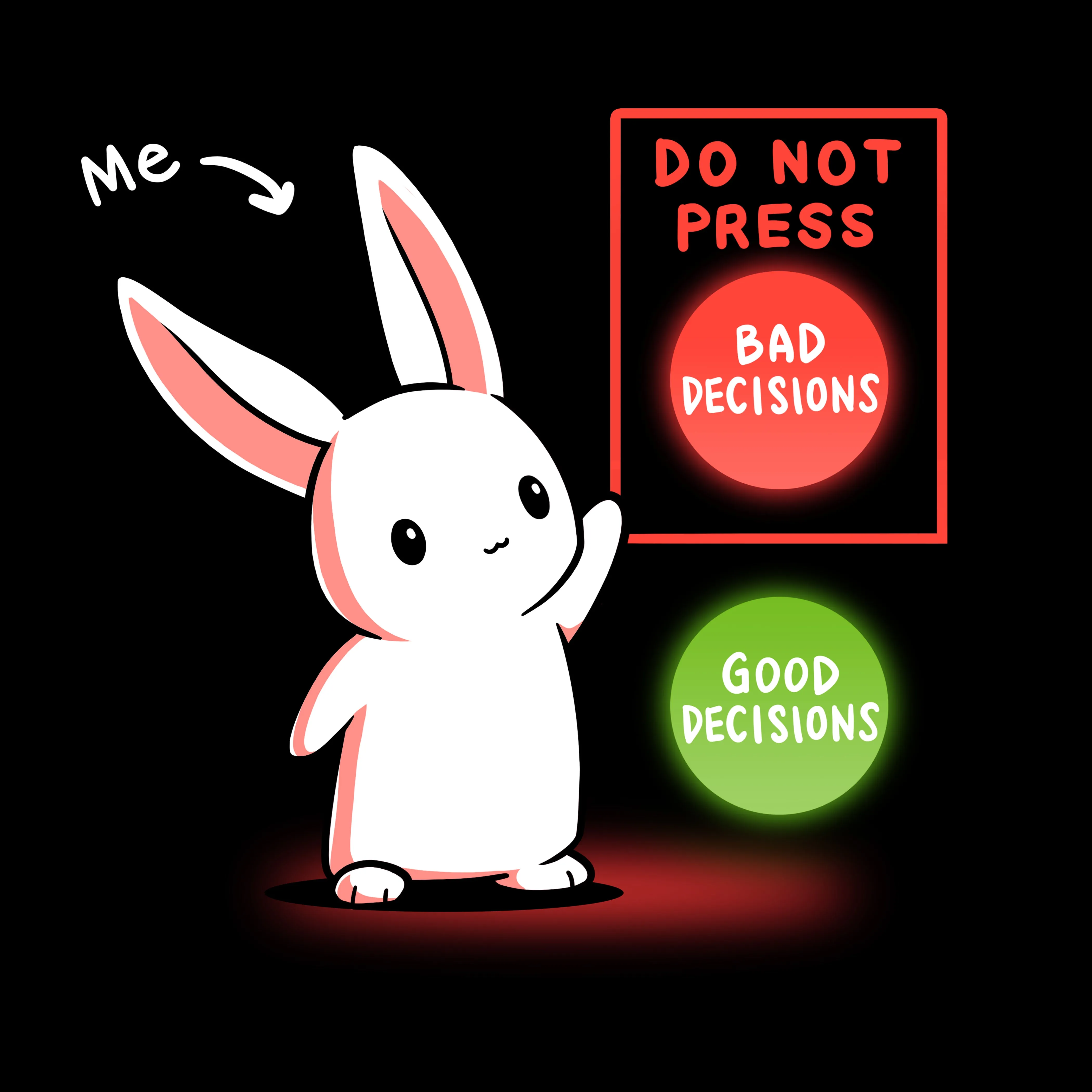 Bad Decision Bunny sold by Teeturtle