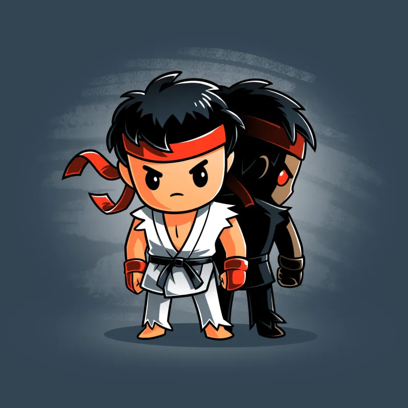 Ryu and Evil Ryu sold by Teeturtle