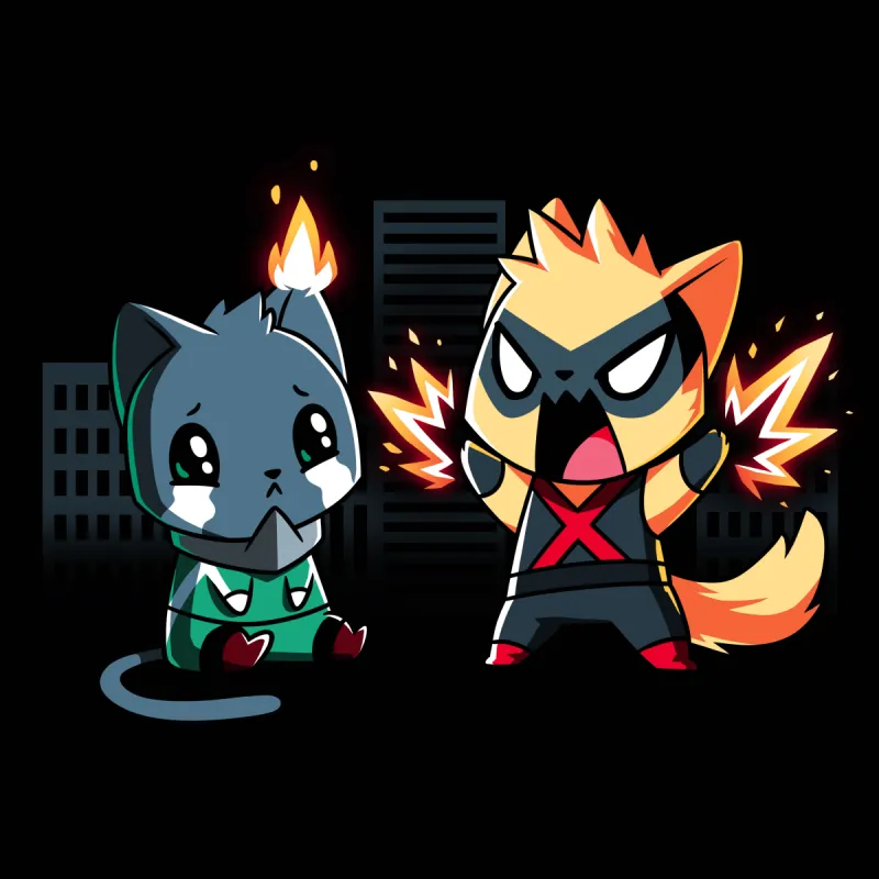 Cat Fight sold by Teeturtle
