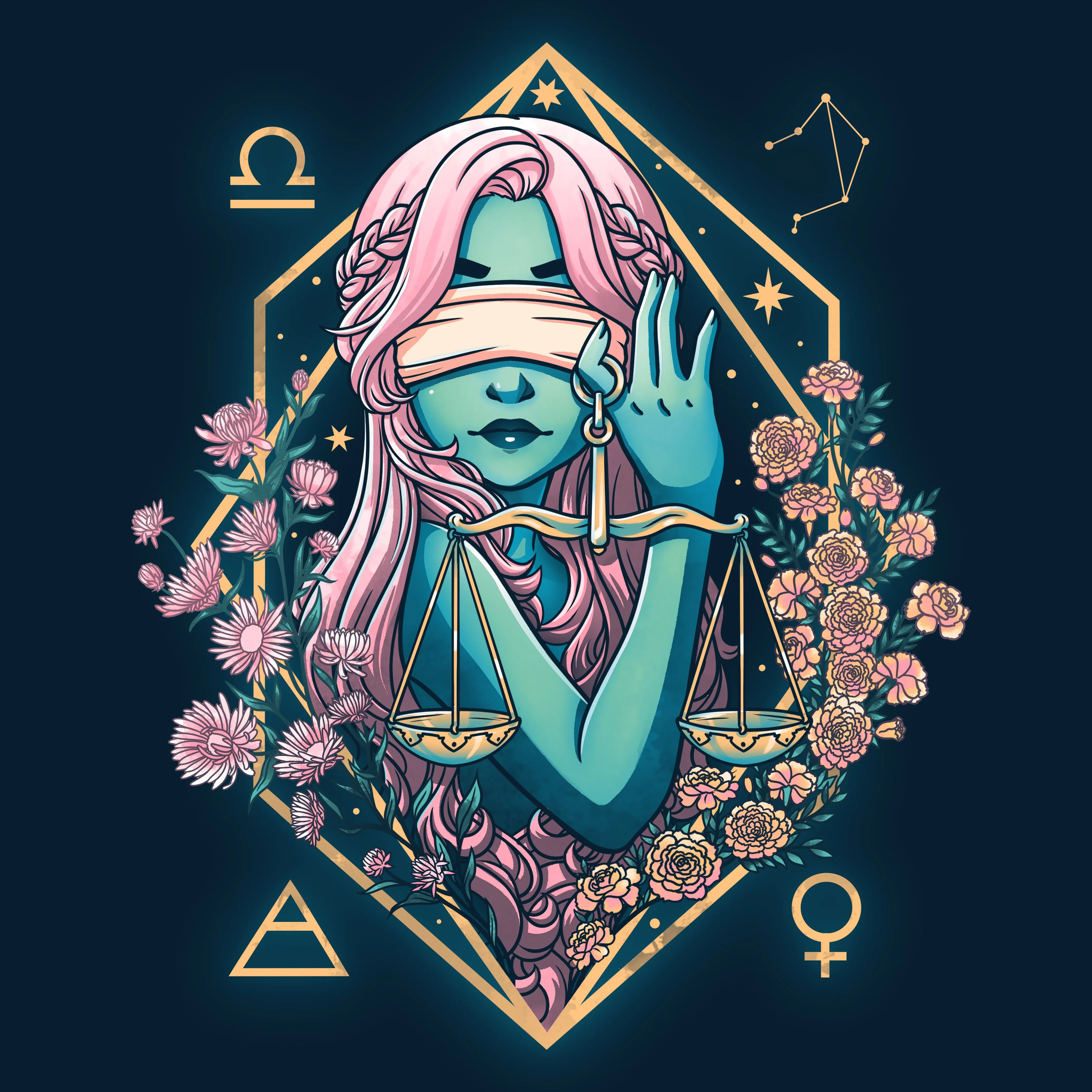 Libra Zodiac sold by Teeturtle